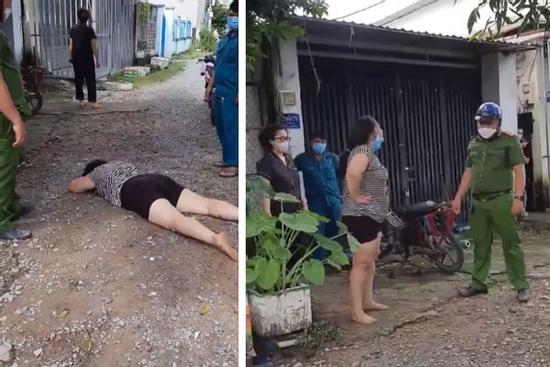 Bà thím lăn ra đất, đòi xe cấp cứu náo loạn điểm test Covid-19