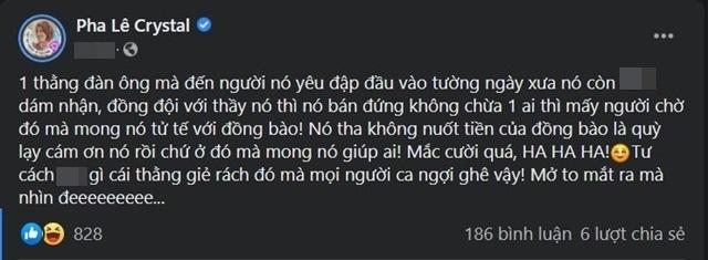 Thủy Tiên từng bênh Công Vinh ra sao khi Pha Lê ám chỉ dối trá?-2