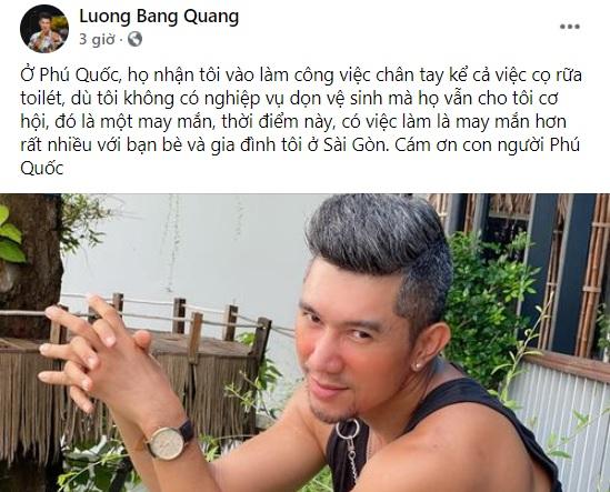 Lương Bằng Quang làm bảo vệ, dọn phòng, cọ toilet khách sạn-5