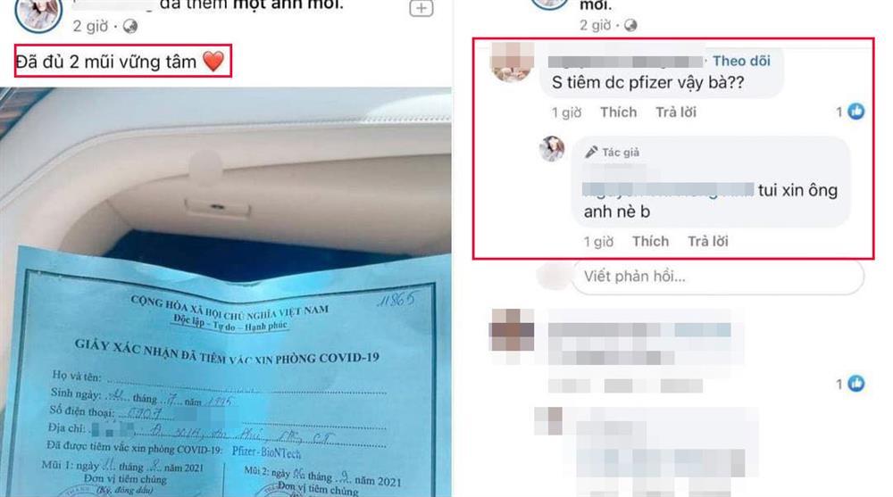 Cô gái tiêm vaccine Covid-19 nhờ ông anh: Không phải người thân sếp-1