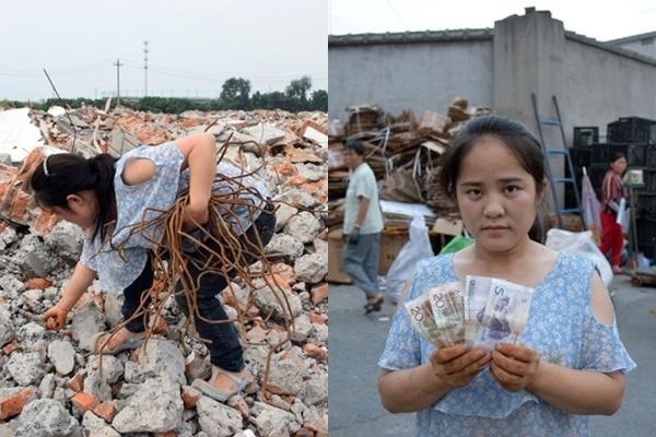 Mẹ chồng, nàng dâu ăn mặc mát mẻ, quỳ trên đường xin tiền-4