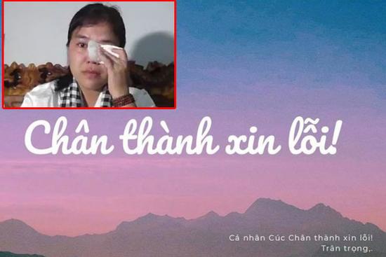 Đăng bài xin lỗi vụ rút ông thở, Giang Kim Cúc 'lật mặt' sau 4 phút