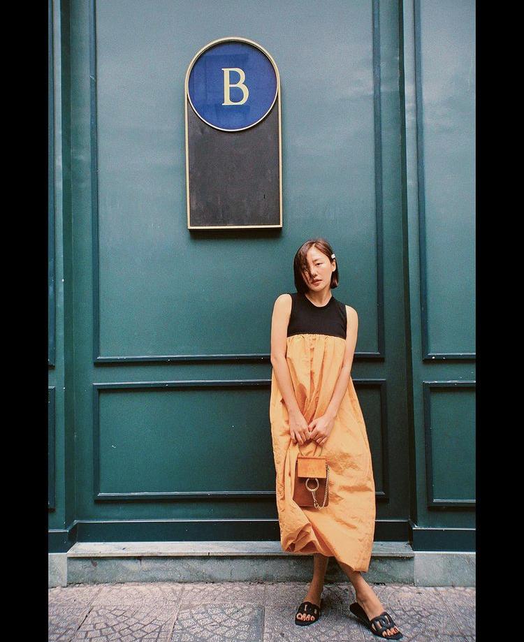 Bảo Thy, Văn Mai Hương khéo léo mix đầm suông không lo nuốt dáng-2