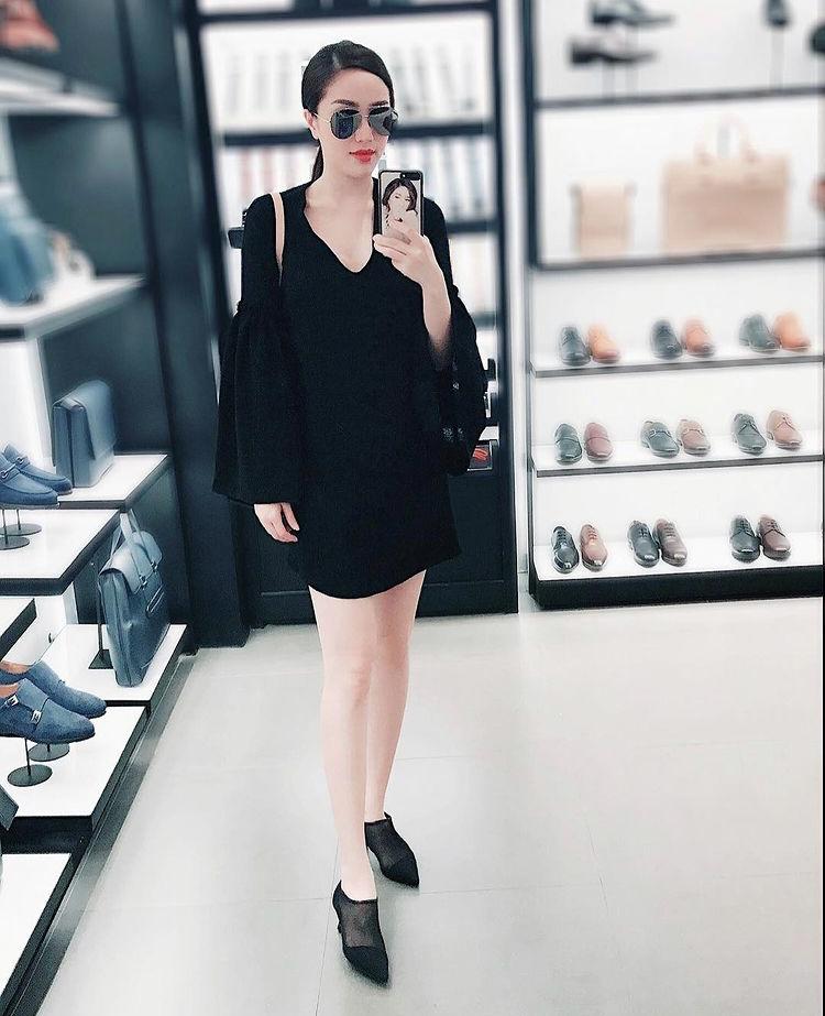 Bảo Thy, Văn Mai Hương khéo léo mix đầm suông không lo nuốt dáng-8