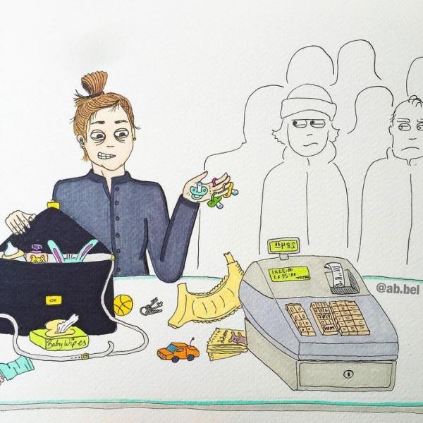 Những bức tranh vui cho thấy chăm con nhàn và sướng lắm!-2