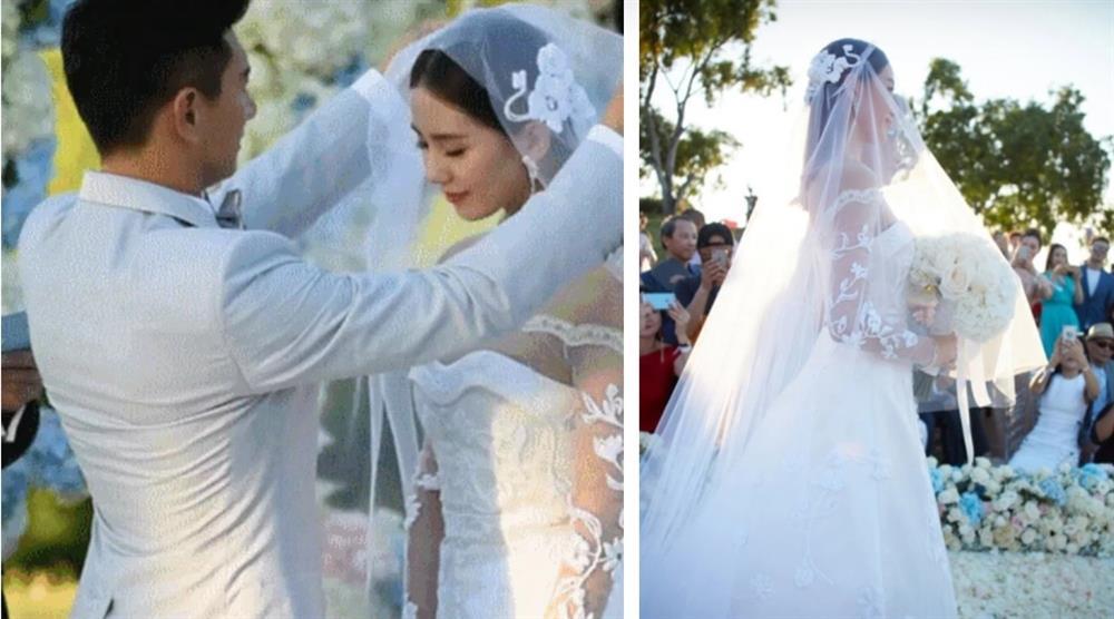 Khăn cô dâu giúp Trần Nghiên Hy đẹp ma mị, Lưu Thi Thi khóc vẫn xinh-6