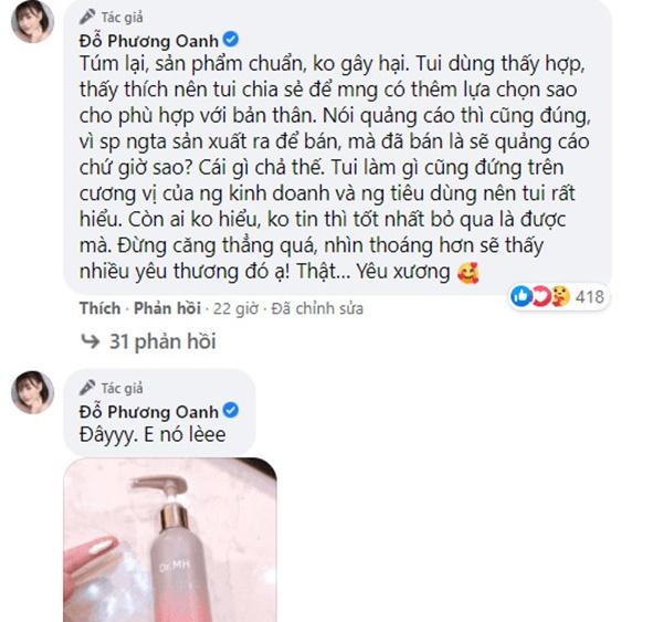 Phương Oanh lên tiếng khi bị tố quảng cáo kem trộn trắng da-2