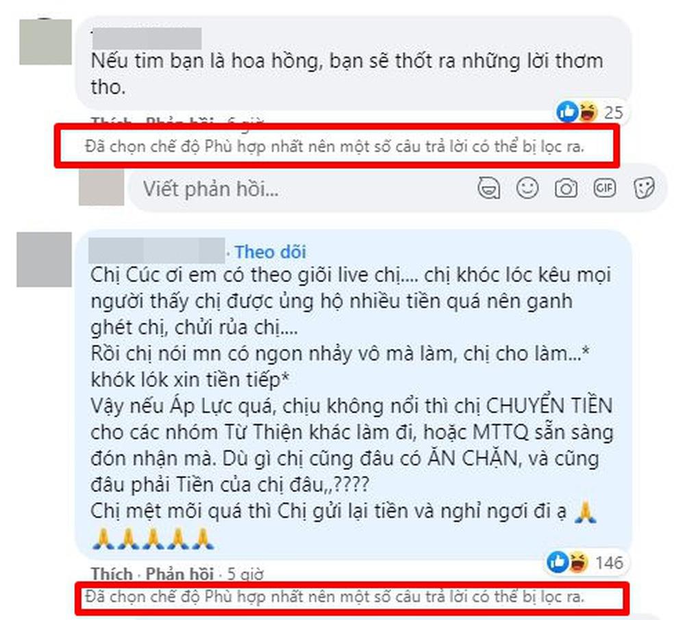 Phản ứng của Giang Kim Cúc khi lộ sao kê 20 tỷ vẫn kêu cạn quỹ-3