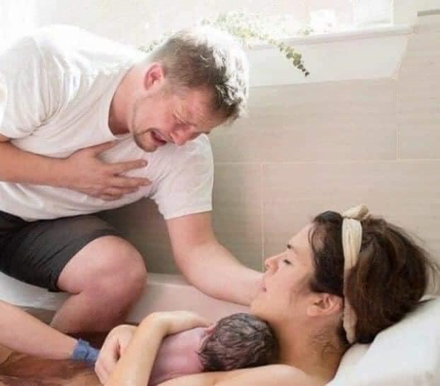 1.001 biểu cảm của những ông bố trẻ theo vợ vào phòng sinh-5