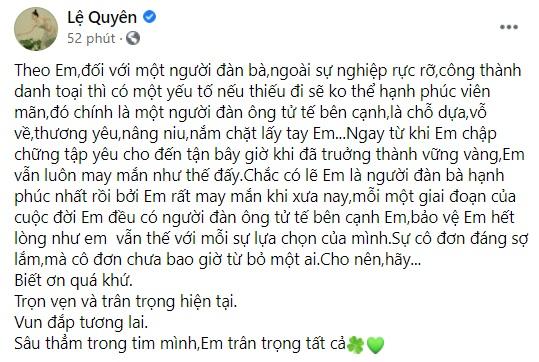 Lệ Quyên hiếm hoi nhắc đến đại gia Đức Huy sau ly hôn-2
