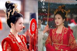 Tạo hình y phục cổ trang đỏ đẹp kinh diễm của Bạch Lộc