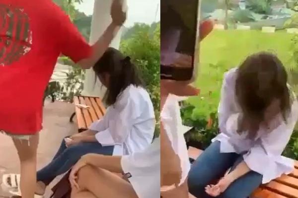 Vì 1 cú đá, thanh niên quần đỏ bị cả xóm quây đánh hội đồng-2