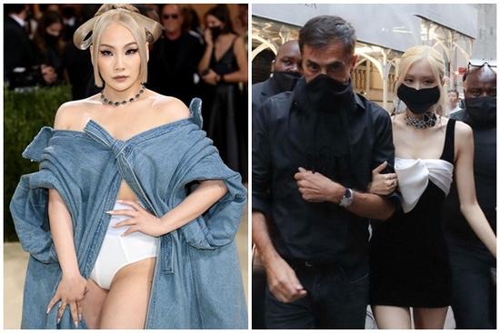 CL mặc mỗi quần nội y cũng 'chặt đẹp' cô em Rosé tại Met Gala