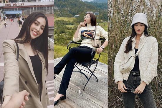 Lên đồ 'sống ảo' ở Đà Lạt đẹp như dàn hoa hậu Vbiz