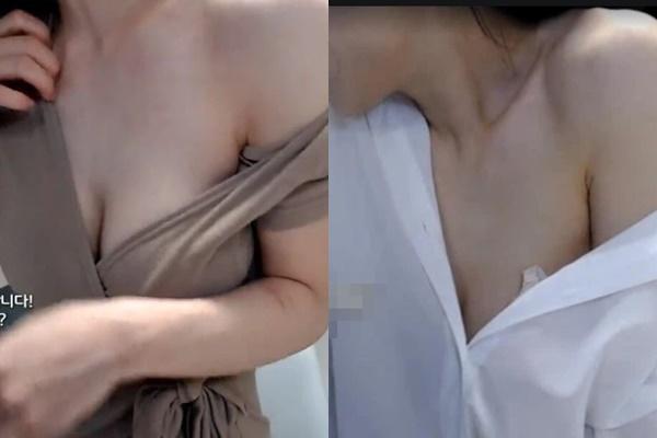 Hot girl livestream tự sờ soạng, show ngực phản cảm-3