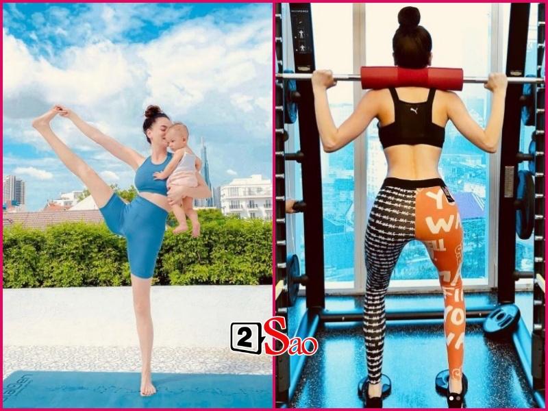 Hà Hồ - Lệ Quyên chọn đồ tập: Người đồ hiệu, người hàng chợ-5