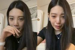 Mỹ nhân Hàn livestream khóc nấc: 'Cuộc đời tôi đã kết thúc'