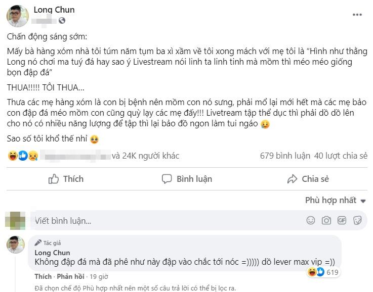 Hot tiktok Long Chun chơi mai thúy phê đến méo mồm?-1