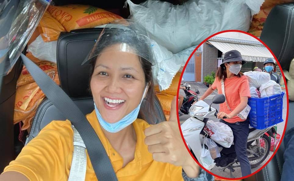 HHen Niê hỗ trợ mùa dịch đến mức xế hộp như xe đồng nát-1