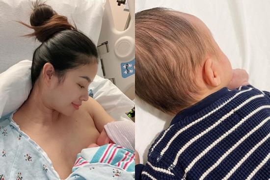 Lộ chính xác thời điểm Phạm Hương sinh con thứ 2?