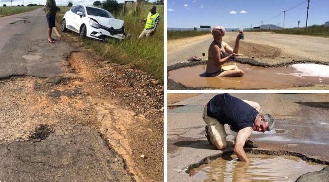 Ổ gà ở Việt Nam đã là gì, thế giới có những con đường nhìn đã hết vía-13