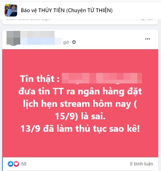 Thủy Tiên đã sao kê 2 ngày trước, sau 20/9 tung bản full?-4