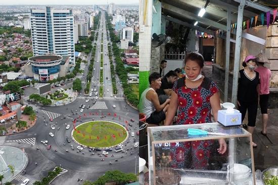 Hàng quán Hải Phòng ngày đầu mở cửa đón khách ăn uống tại chỗ