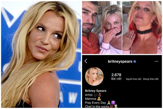 Britney Spears cho Instagram 'bay màu' trong phút mốt