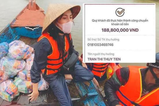 Nhiều chứng cứ Thủy Tiên vẫn nhận ủng hộ từ 2 tài khoản