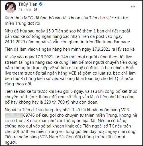 Loạt chứng từ cứu trợ Thủy Tiên cung cấp bị soi ra lỗi-1