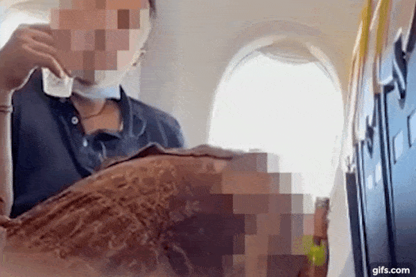 Cặp đôi thản nhiên 'mây mưa' trên máy bay khiến hành khách cũng sốc