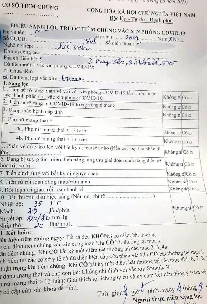 57 trẻ dưới 18 tuổi được tiêm vắc xin Pfizer ở Cần Thơ là sự thật-2