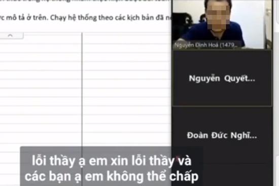 Học online quên tắt mic, sinh viên nói năng tục tĩu chửi giảng viên