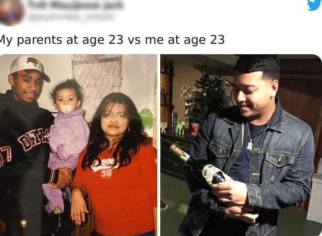 Loạt ảnh ngáo ngơ khi con cái lại cùng độ tuổi với bố mẹ-11