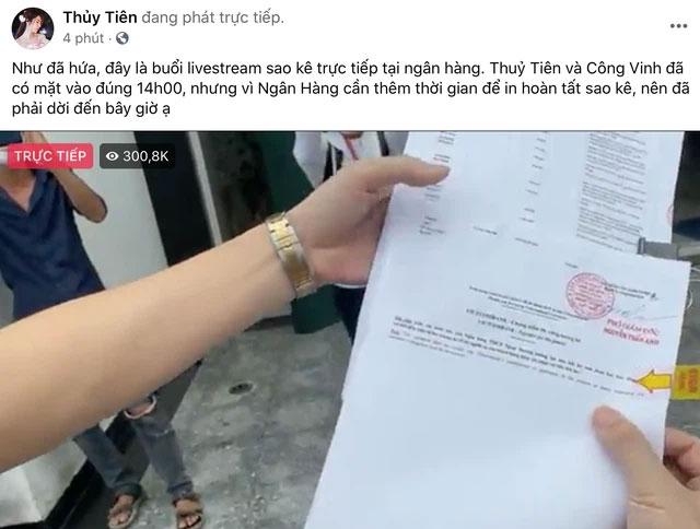 500k người xem Thủy Tiên sao kê, gấp 12 lần số ghế sân Mỹ Đình-1