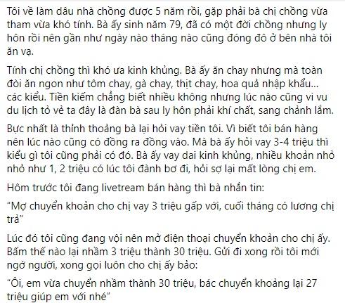 Chuyển nhầm 30 triệu, chị chồng thách em dâu: Giỏi đến mà lấy-1