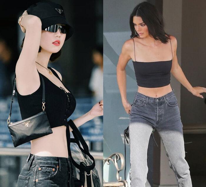 Thời trang đường phố đến thảm đỏ của Ngọc Trinh đều giống Kendall Jenner-3