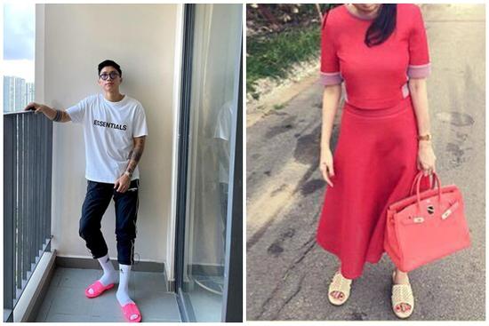 Thủy Tiên, Đoàn Văn Hậu 'đại gia ngầm' vẫn nghiện đi dép tổ ong