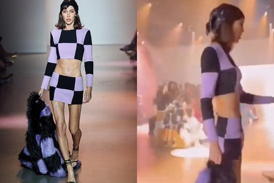 Người mẫu 'bụp' khách mời, netizen nhao nhao: 'Cô bị sao đấy?'