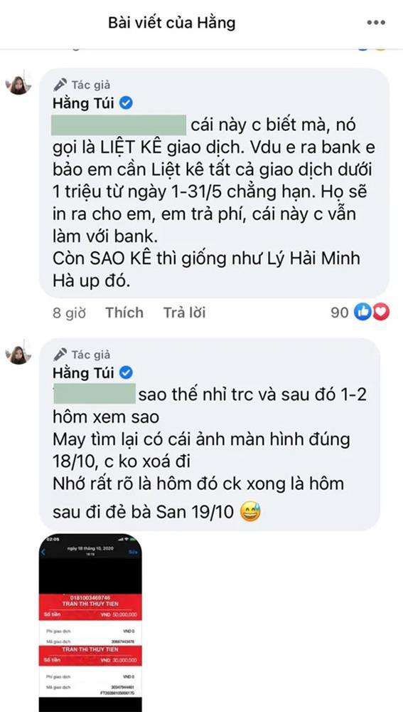 Chuyển gần 100 triệu, Hằng Túi phát ngôn sốc khi Thủy Tiên sao kê-6