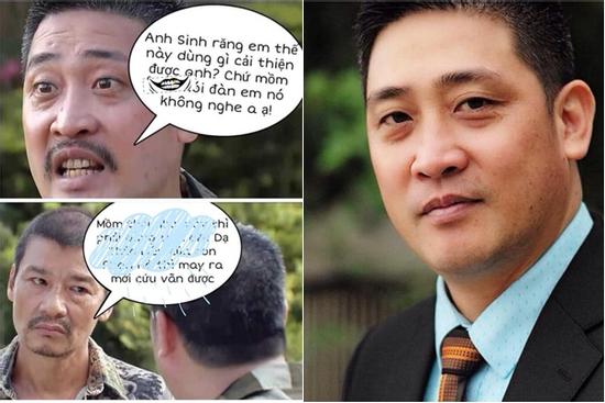 Ông Tấn 'Hương Vị Tình Thân' bị chế ảnh thô bỉ với Võ Hoài Nam