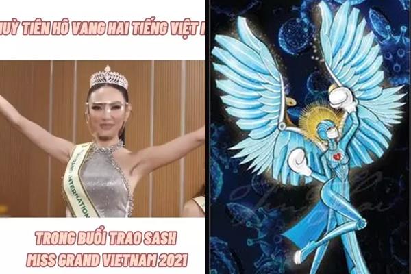 Khoe trình catwalk thi Miss Grand, Thùy Tiên lộ body như khúc giò-10