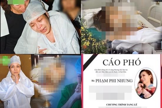 Phẫn nộ ảnh cáo phó giả Phi Nhung, Việt Hương quỵ bên linh cữu