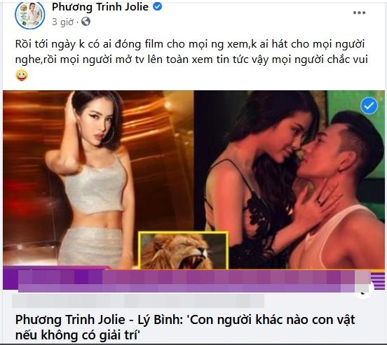 Phương Trinh Jolie - Lý Bình bị mắng phát ngôn ngớ ngẩn-2