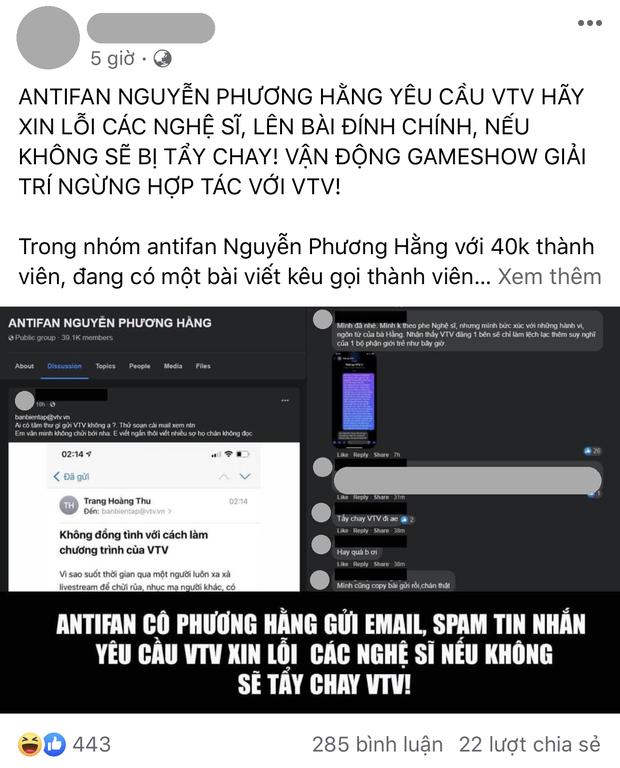 Netizen chỉ trích group 40k antifan đại gia SN 1971 đòi tẩy chay VTV-1