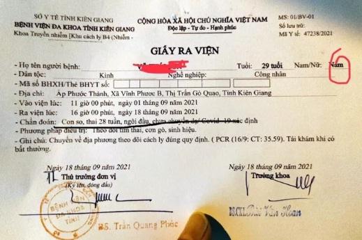 Làm rõ vụ người đàn ông mắc Covid-19 bị ghi mang thai 28 tuần-1