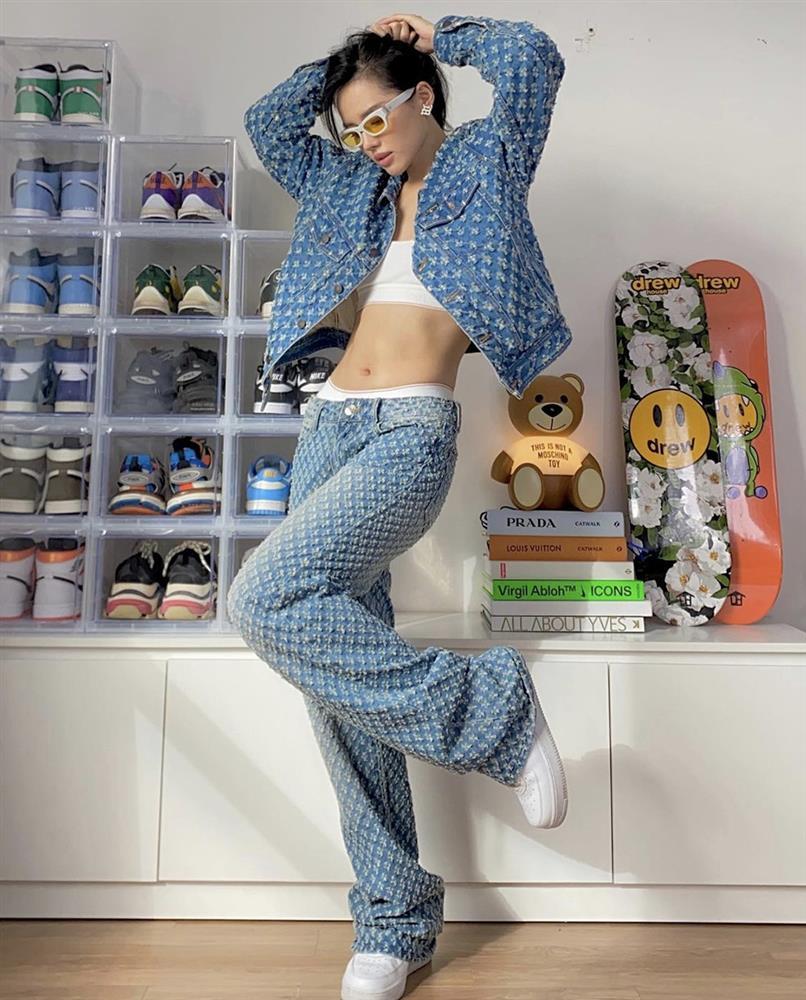 Khánh Linh mix đồ cực đỉnh từ tủ đồ của bạn trai-1