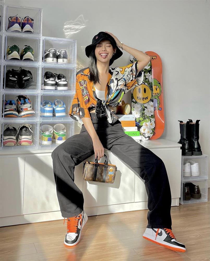 Khánh Linh mix đồ cực đỉnh từ tủ đồ của bạn trai-3