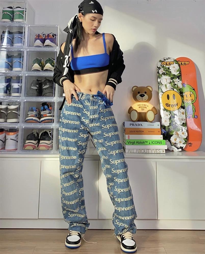 Khánh Linh mix đồ cực đỉnh từ tủ đồ của bạn trai-2