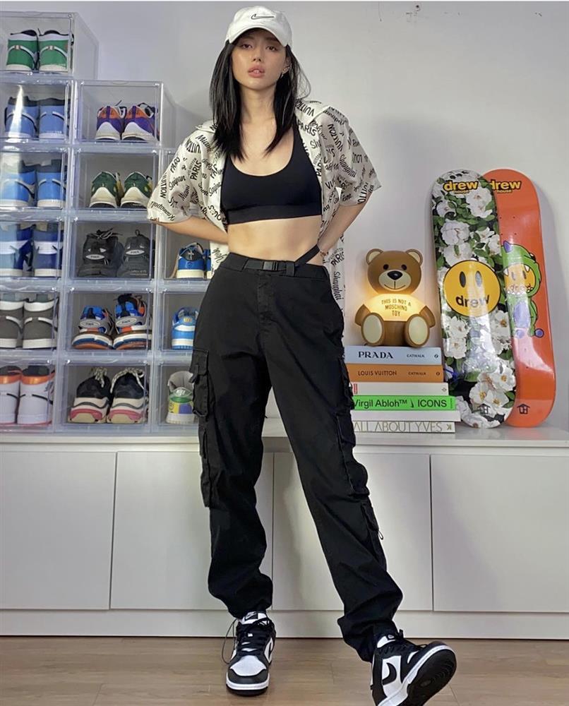 Khánh Linh mix đồ cực đỉnh từ tủ đồ của bạn trai-7